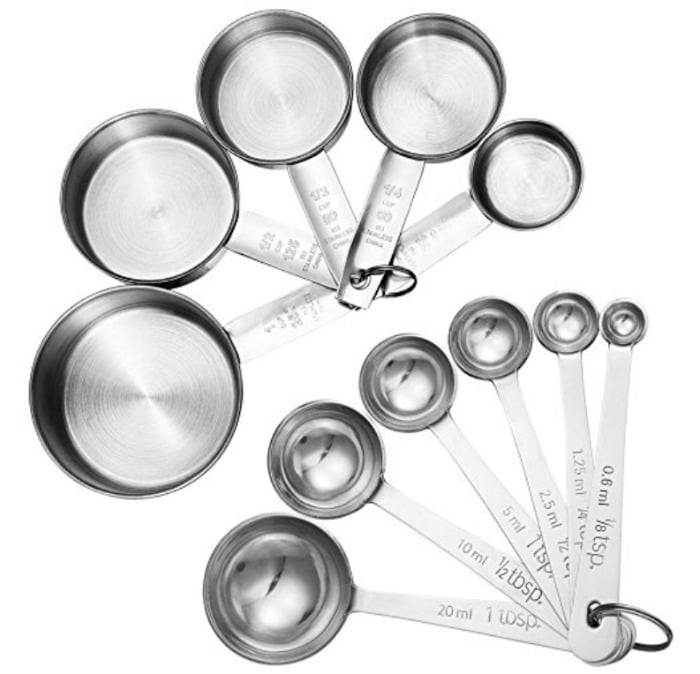 measuring cups spoons set