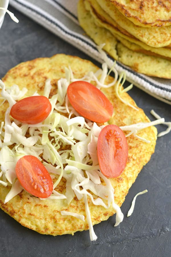 Cauliflower Tortillas {Paleo, GF, Low Calorie} Skinny Fitalicious®