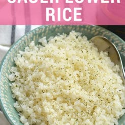 Cauliflower rice is a low carb dish you can add to any meal or swap in heavier dishes. Clients and readers frequently ask me how to make cauliflower rice. In this post, I'll share with you what cauliflower rice is and two ways to make it.