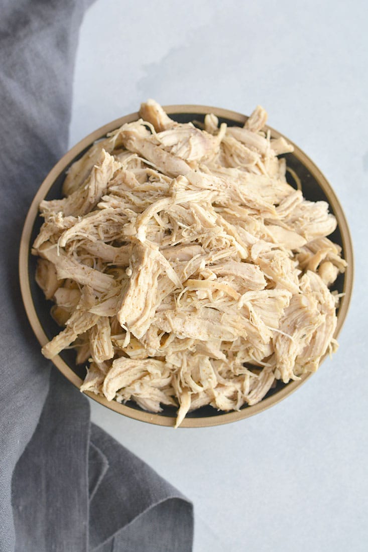 Instant Pot Shredded Chicken {Low Carb, GF, Paleo} - Skinny Fitalicious®