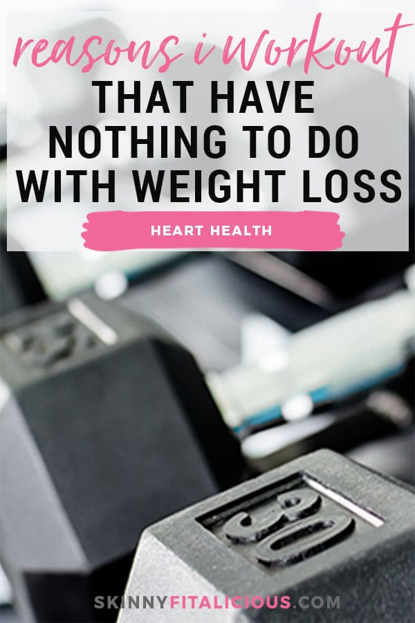 A few years ago working out was only about the number of calories I burned & my pant size. Although those goals helped me lose 80 pounds, it's not why I exercise now. In fact, my reasons for working out today have nothing to do with weight loss. These are the reasons I workout that have nothing to do with weight loss.