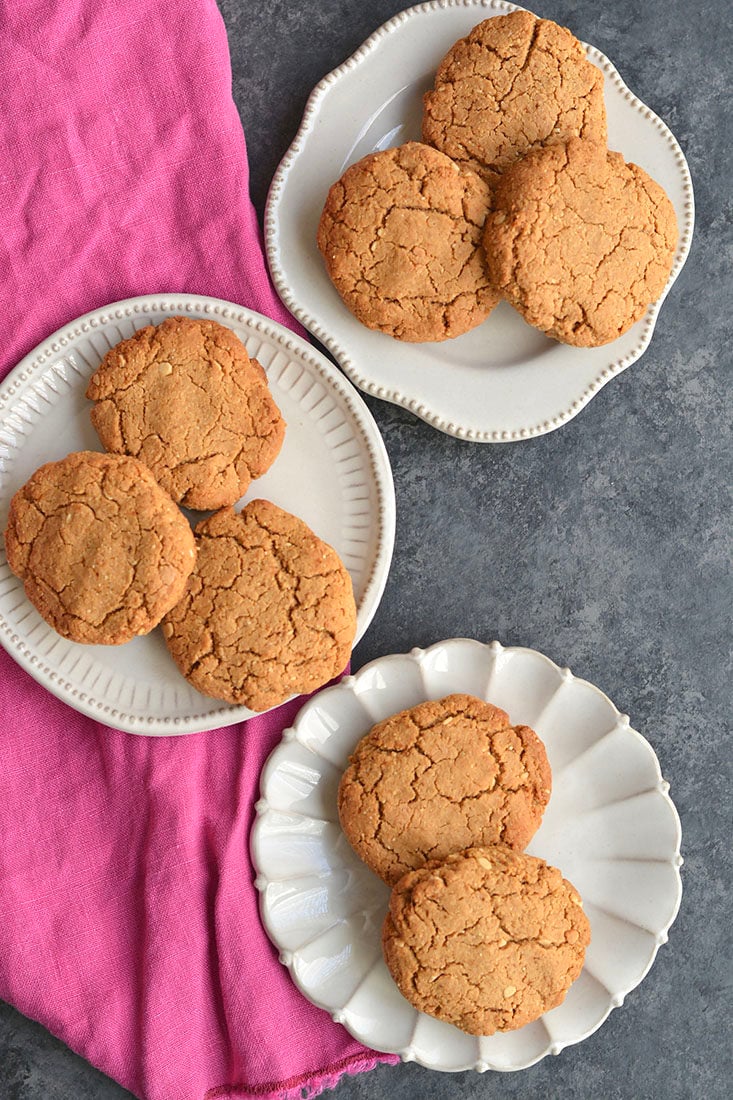 The Best Coconut Flour Cookies you'll ever eat! Made with peanut butter and lightly sweetened with coconut sugar, these thick and chewy cookies are too good to be true. Only 6 ingredients, quick to make and easy to customize. This coconut flour recipe is the only one you will ever need. Paleo swap included! Gluten Free + Low Carb + Paleo