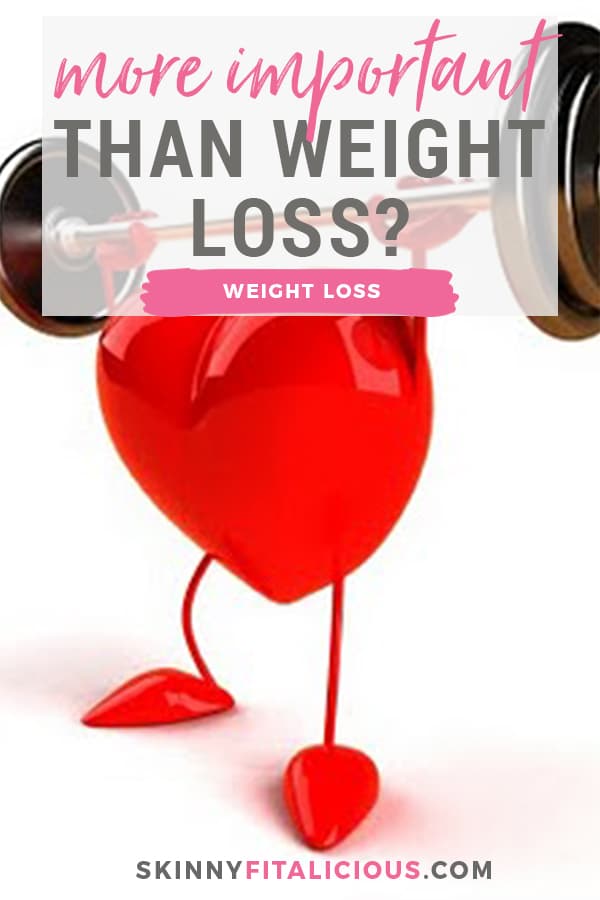 What's More Important Than Weight Loss? People often become so focused on losing weight, a number on the scale and their pant size instead that they lose sight of why they are trying to lose weight. The next time you think about losing weight, instead think about how you can improve your eating habits and fitness. 