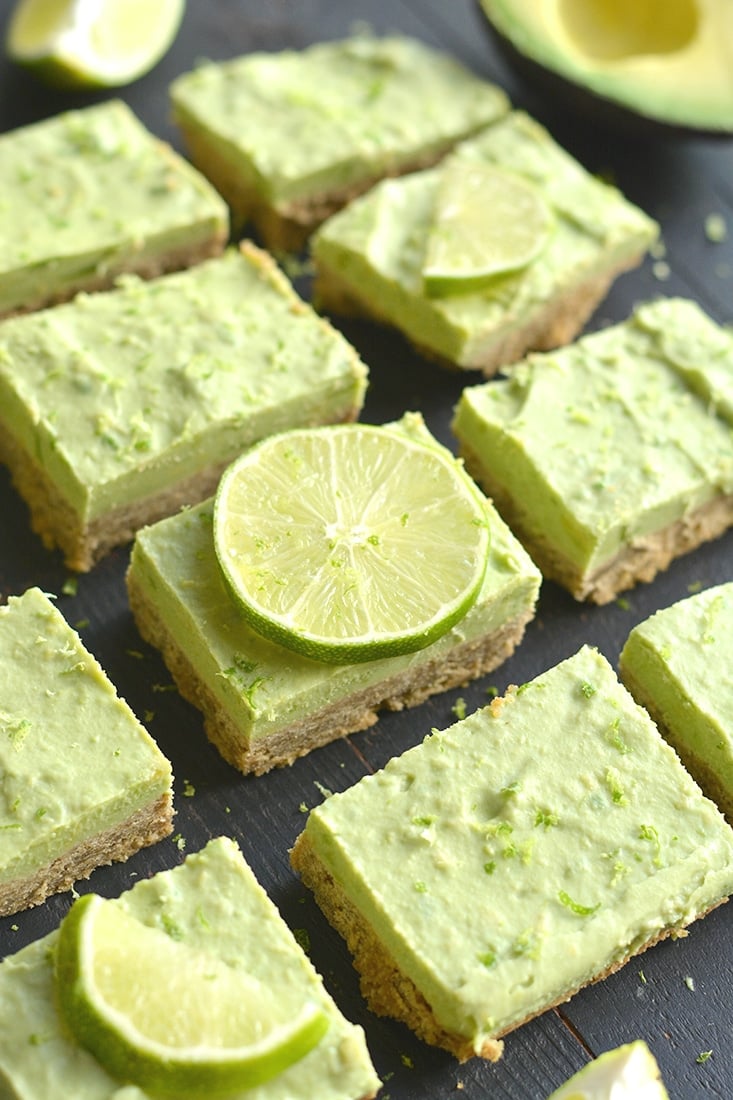 Avocado Key Lime Pie Bars