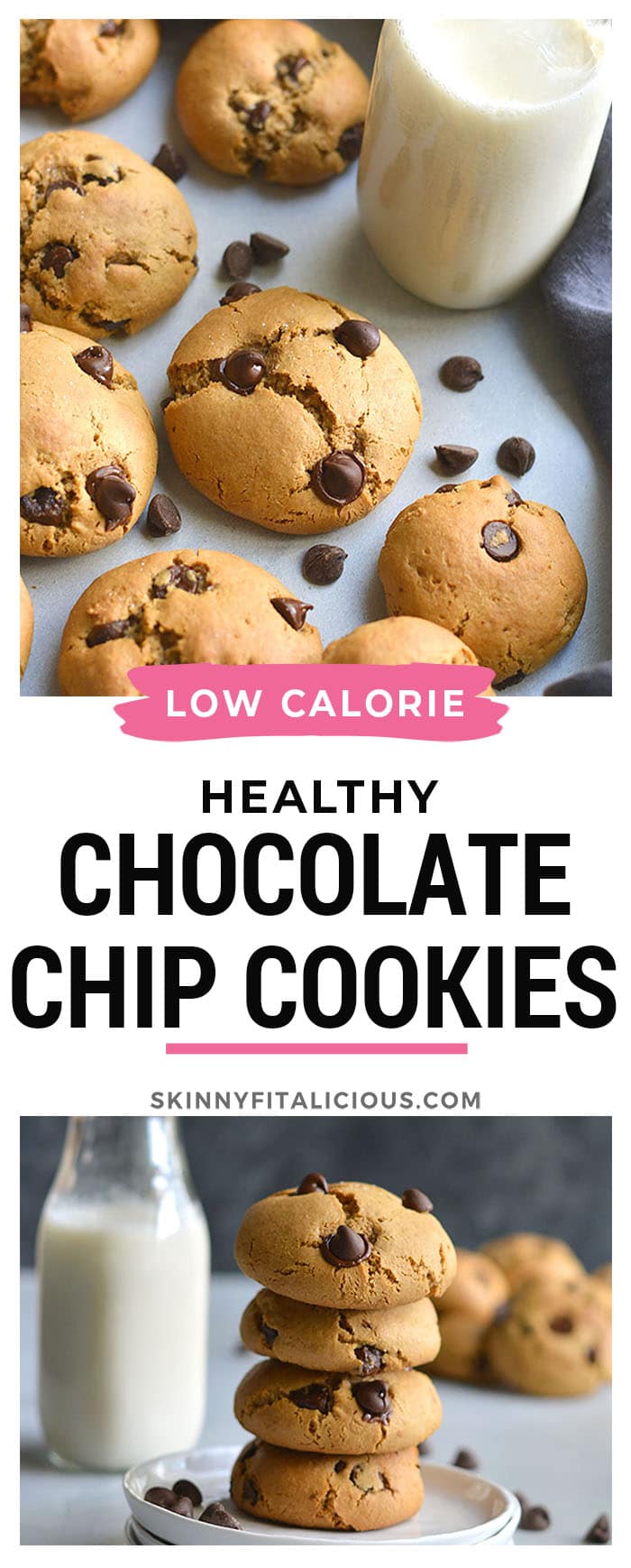 The best Almond Flour Chocolate Chip Cookies you'll ever eat! Made lighter and balanced in nutrition, this cookie recipe is easy to make and butter free. Soft, pillowy cookies! Paleo + Gluten Free 