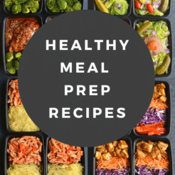 Meal Prep your way to a healthier you with these 70 Healthy Meal Prep Recipes I'm sharing to inspire you to cook healthier and lighter througout the year!