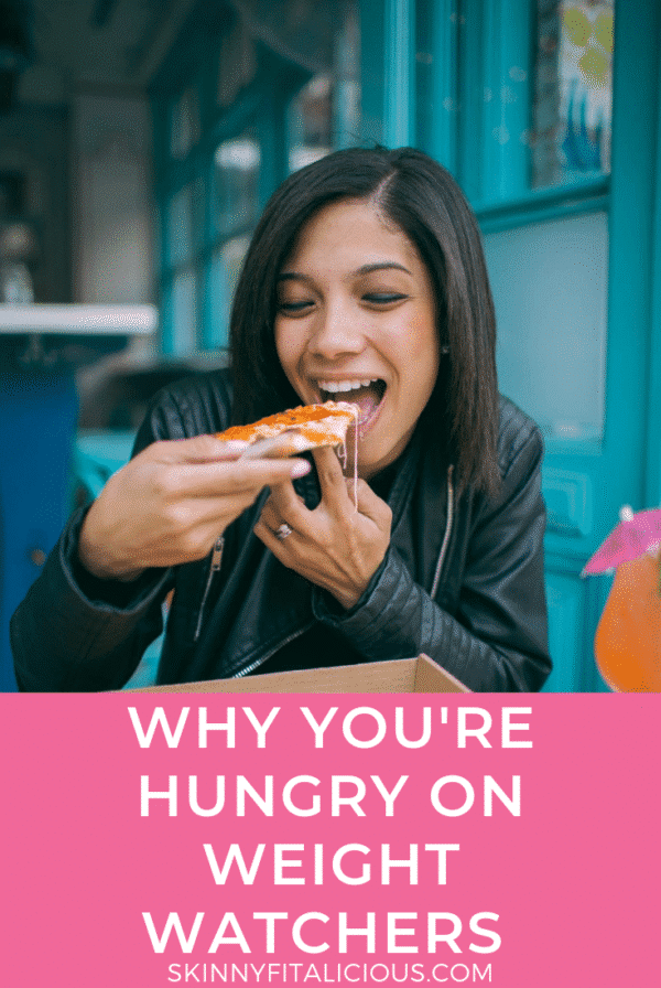 The reason why you're hungry On Weight Watchers and other diets is due to dieters cutting food groups and not eating the right balance of macronutrients.