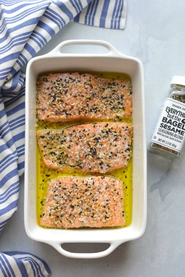 Everything Bagel Salmon {Low Carb, Paleo, Whole30, GF