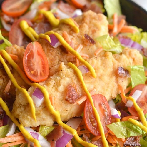 Paleo Honey Mustard Chicken Salad {GF, Low Cal} - Skinny Fitalicious®