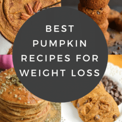 Best pumpkin recipes for weight loss! These recipes are lighter, lower in sugar, made with real food ingredients and delicious!