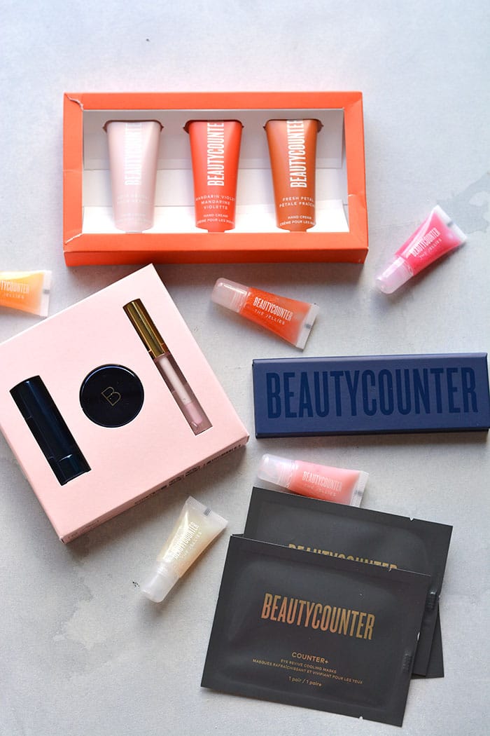 2019 Beautycounter Holiday Collection. The toxic free beauty includes sets that make great holiday gifts. Find out how you can get a holiday gift free!