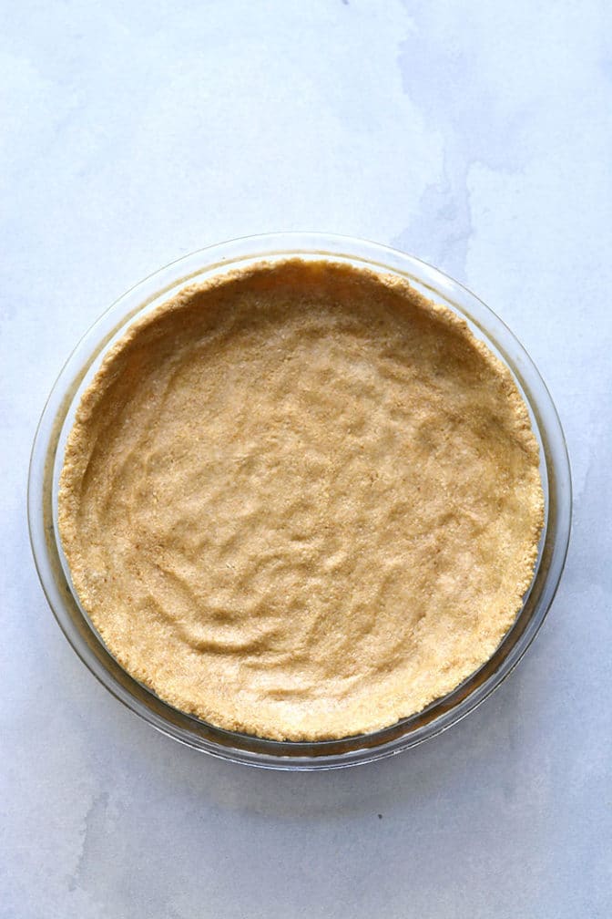 Low Calorie Pie Crust {GF, Vegan, Low Cal} Skinny Fitalicious®