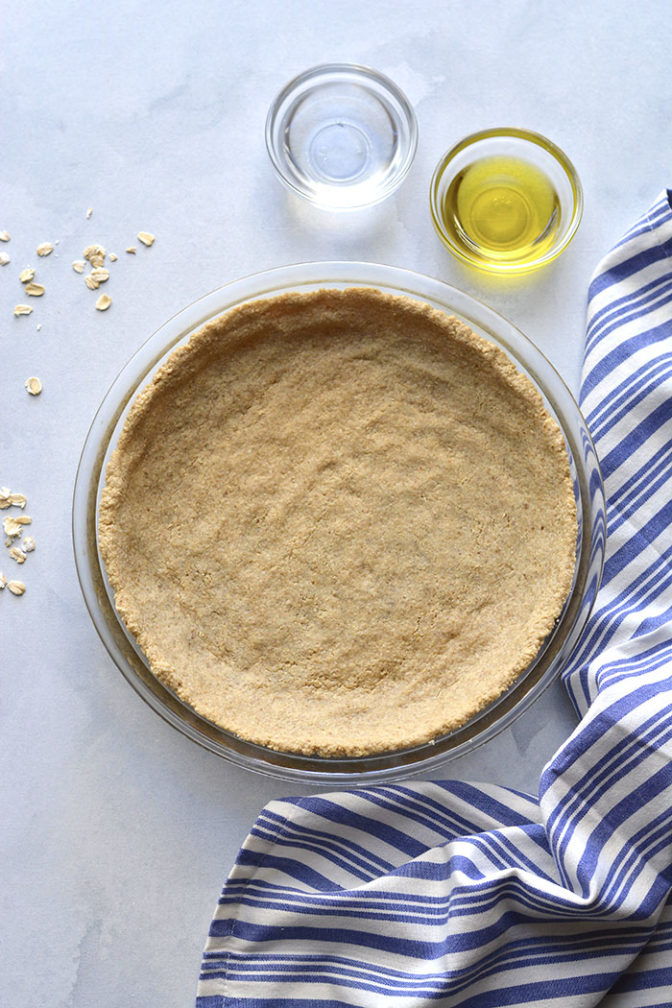 Low Calorie Pie Crust {GF, Vegan, Low Cal} Skinny Fitalicious®