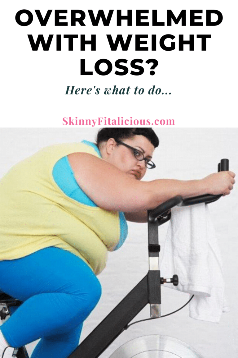 Overwhelmed with weight weight and reaching your health goals? Here's why you're overwhelmed with losing weight and the actions to take to move forward.