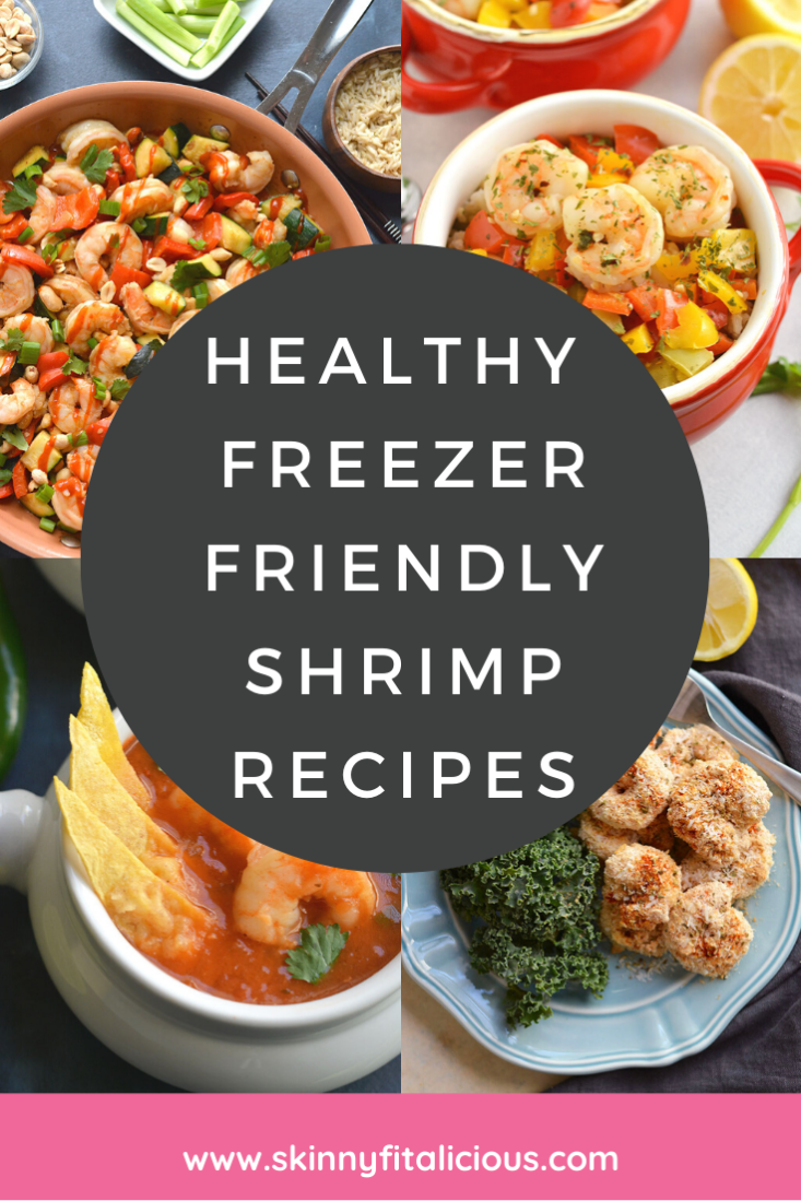 These healthy freezer friendly shrimp recipes are low calorie, simple to make with real food and nourishing ingredients. All recipes are gluten free with several options for low carb and Paleo too!