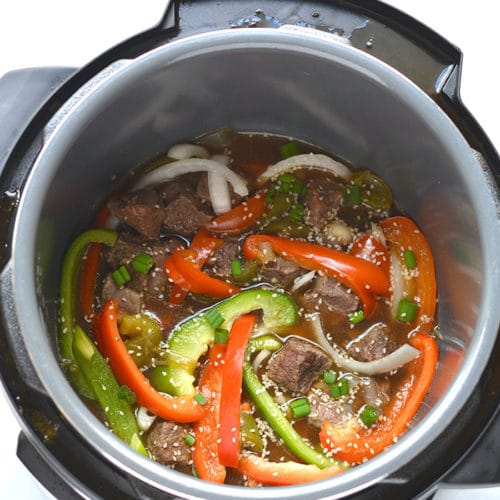 Quick & Easy Instant Pot Beef Pepper Steak - Snug & Cozy Life