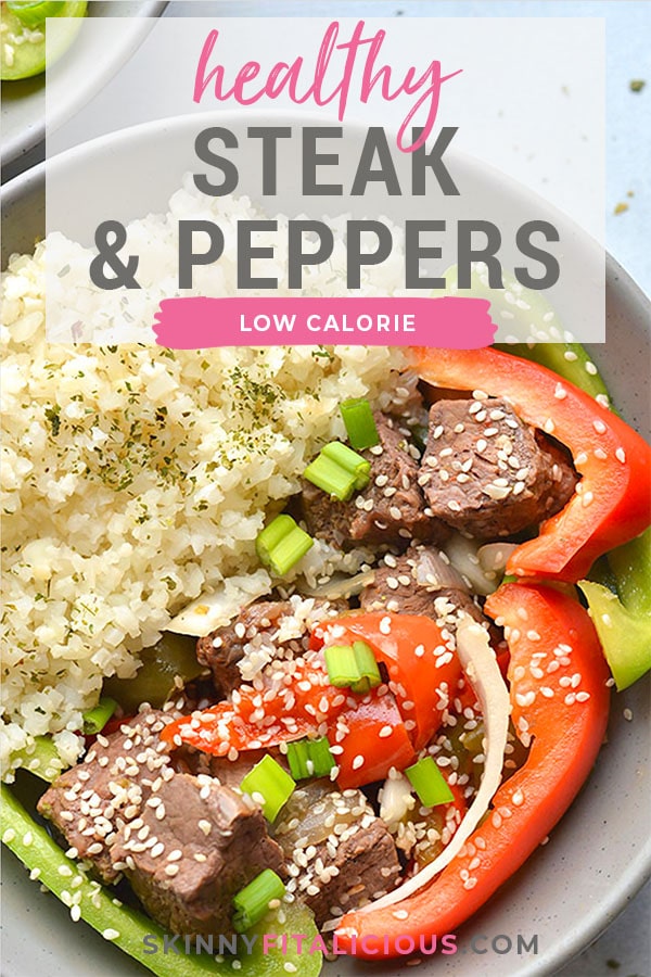Healthy Steak & Peppers is a delicious Instant Pot meal, full of protein, nutrients and lower in calories. The key to its flavor lies in the easy Asian sauce! Paleo + Gluten Free + Low Calorie