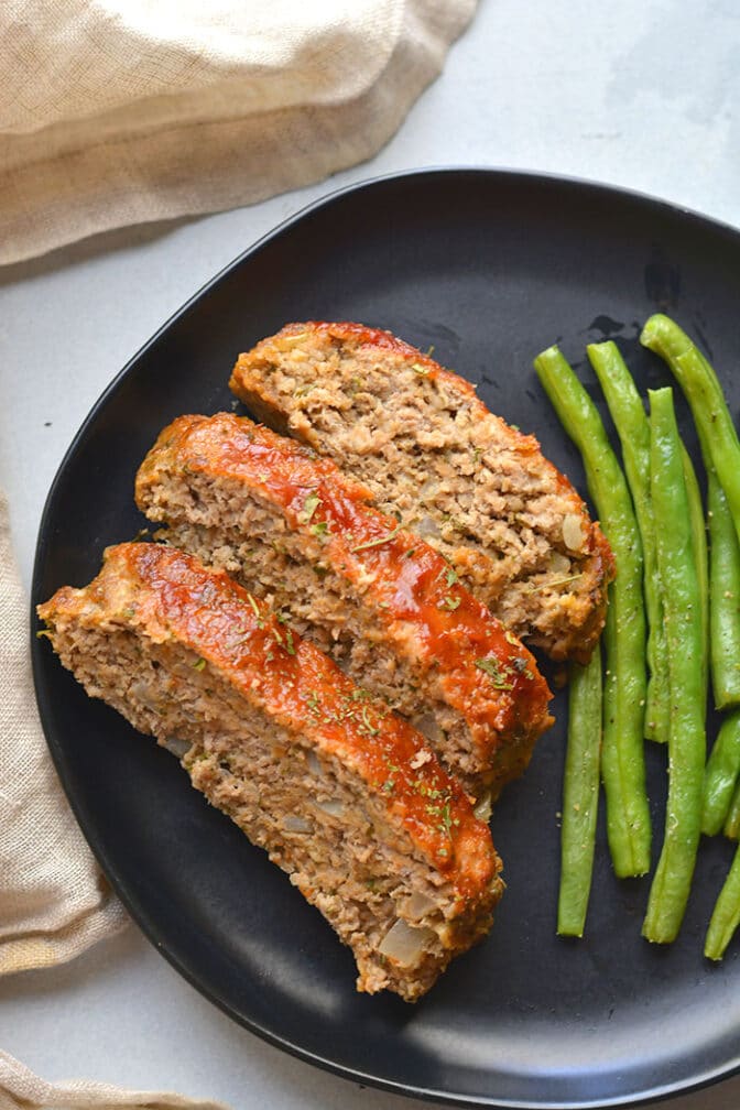 Healthy Turkey Meatloaf Skinny Fitalicious