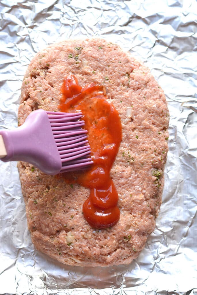Healthy Turkey Meatloaf {Low Carb, GF, Low Calorie} Skinny Fitalicious®