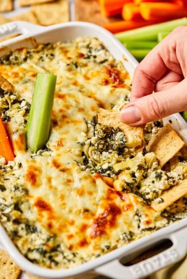 spinach artichoke dip healthy