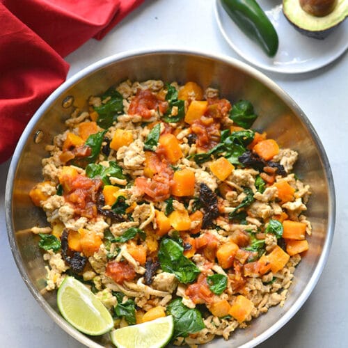 Mexican Breakfast Hash {Low Calorie, GF, Paleo} - Skinny Fitalicious®