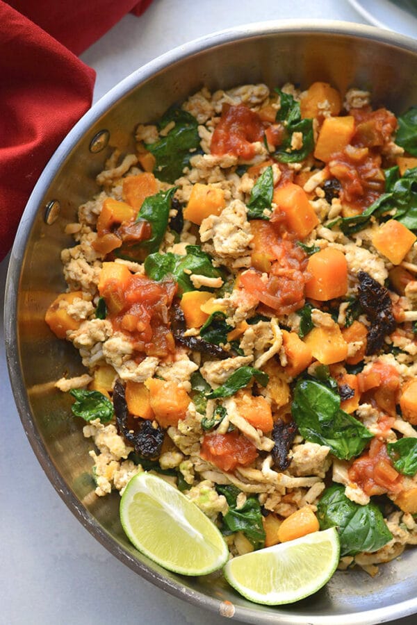 Mexican Breakfast Hash {Low Calorie, GF, Paleo} Skinny Fitalicious®