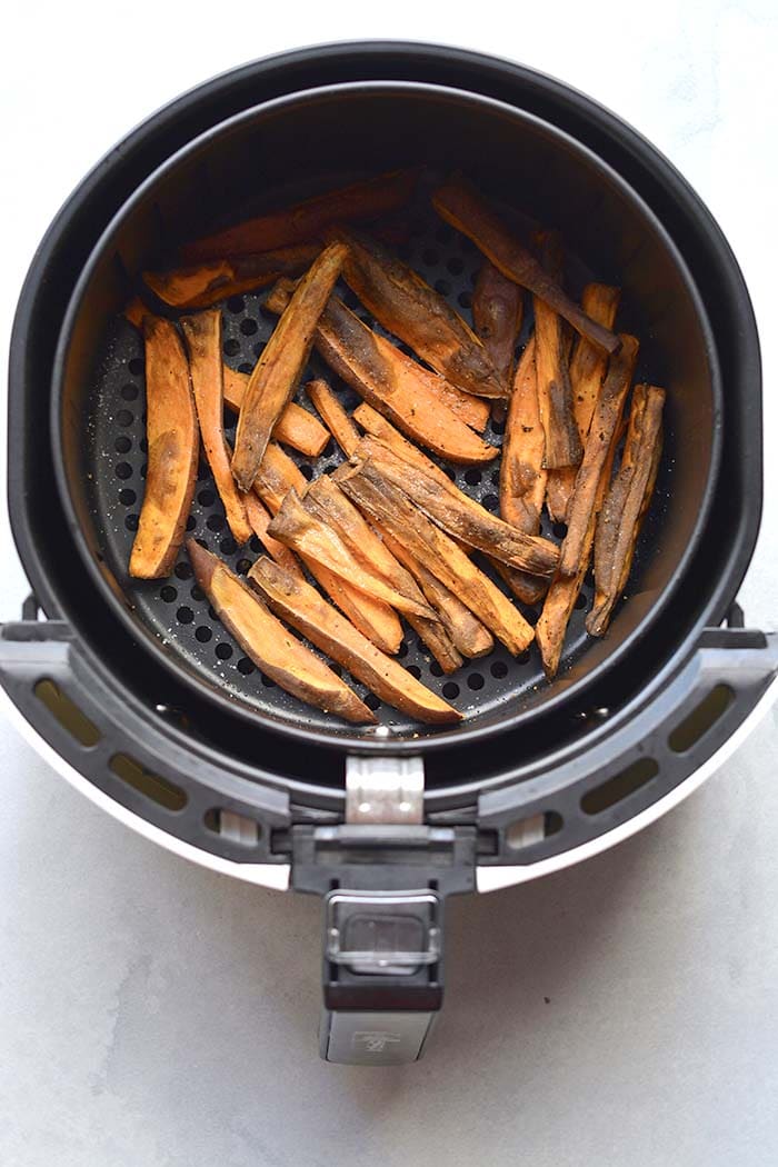 Air fryer sweet potato fries no oil sale