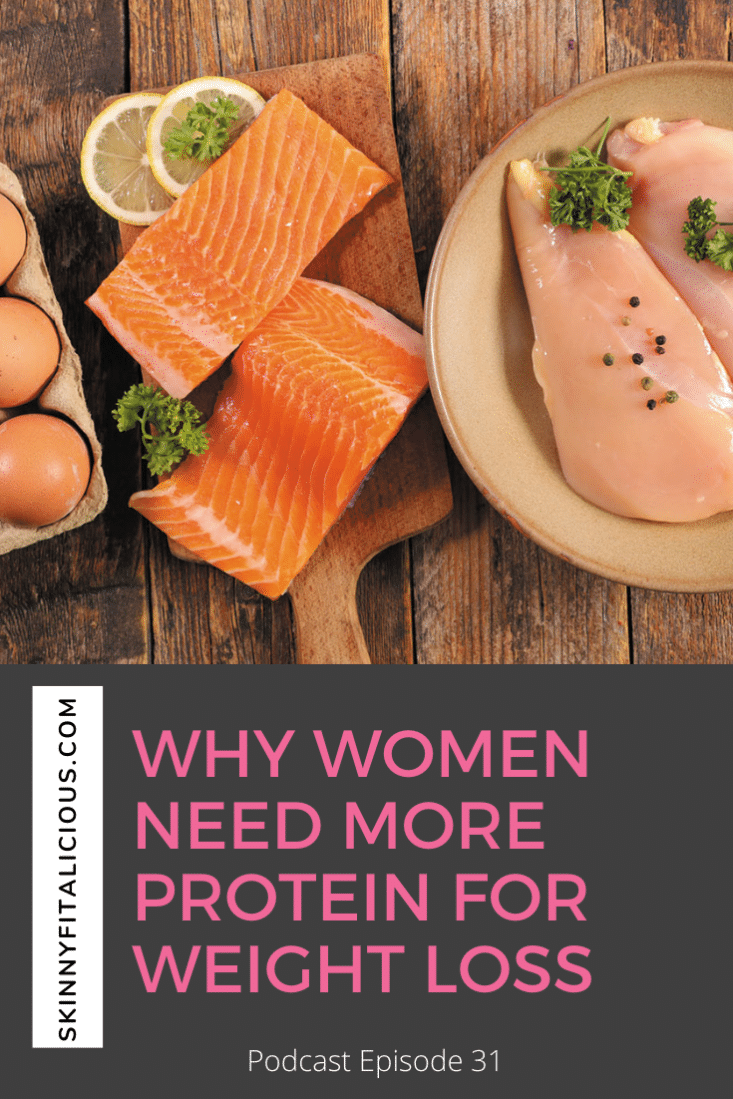 In this Dish on Ditching Diets podcast episode, learn why protein is a critical nutrient for women over 35 who have weight loss goals, how metabolism is affected by protein intake, how much protein women should eat and the best sources of protein.