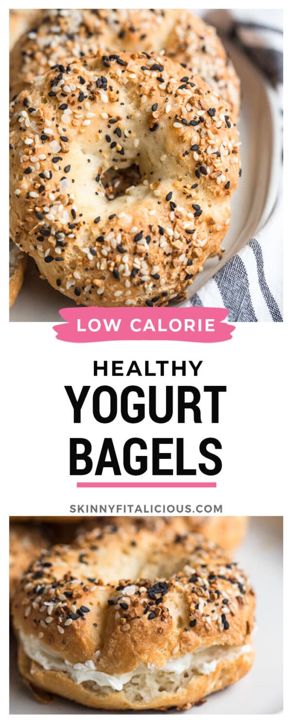 Healthy Greek Yogurt Bagels {GF, Low Calorie} Skinny Fitalicious®