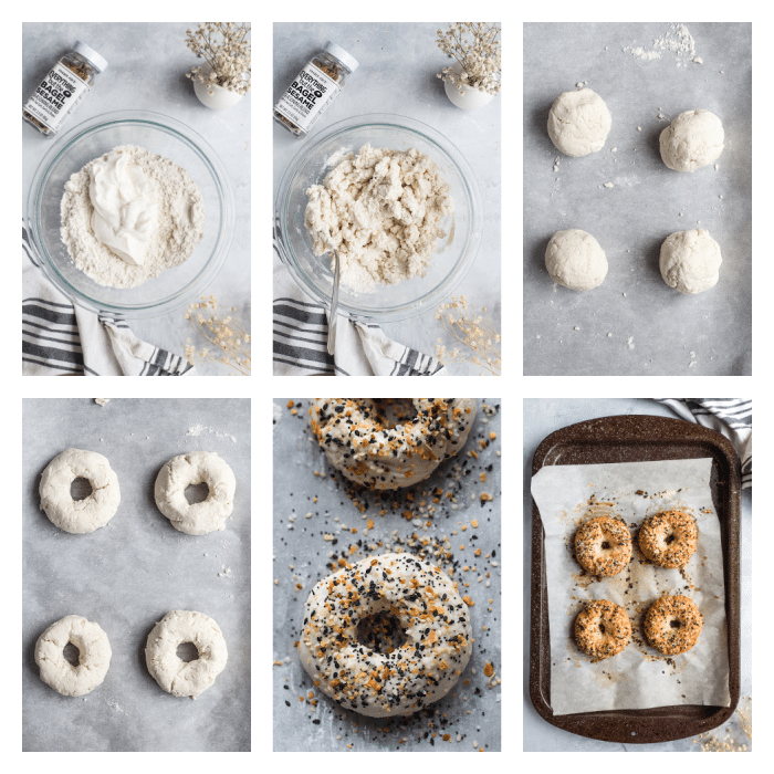 How to make bagels with yogurt