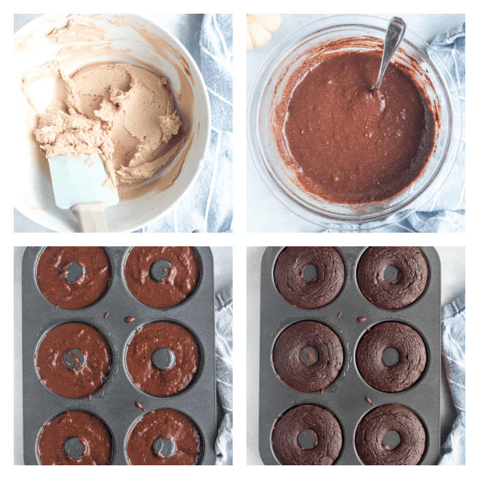 instructions for chocolate protein donuts