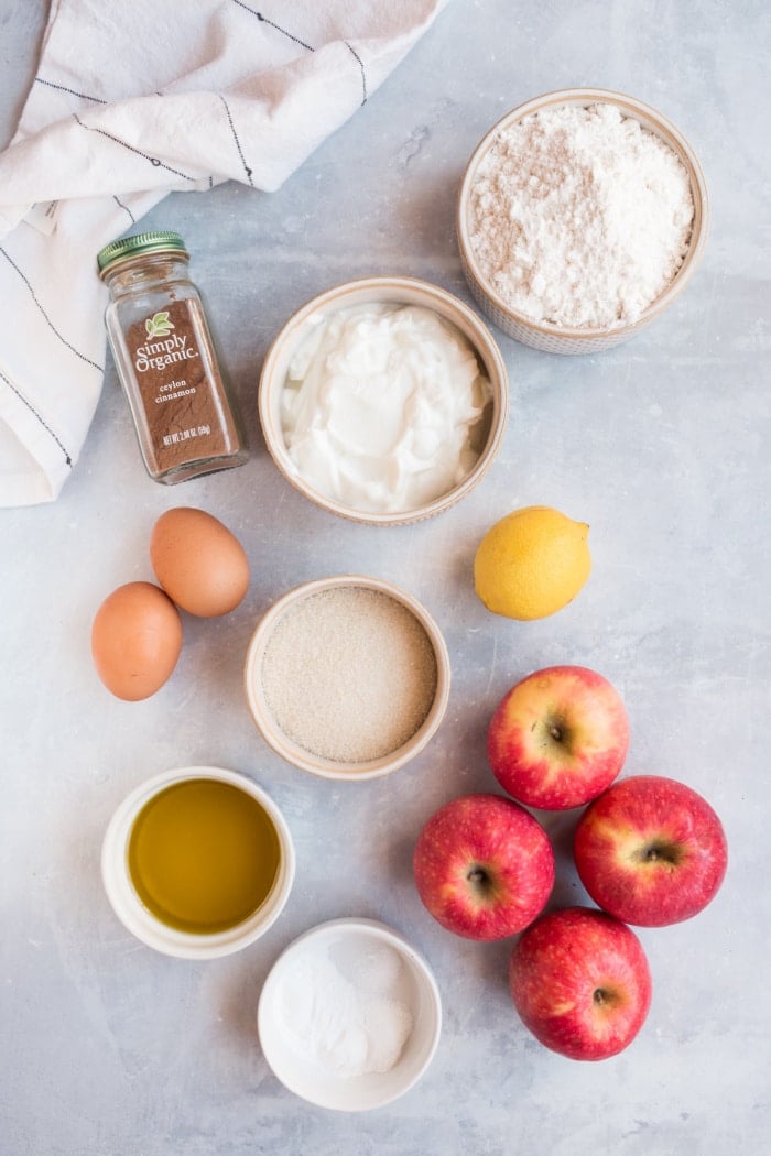 ingredients for yogurt cake