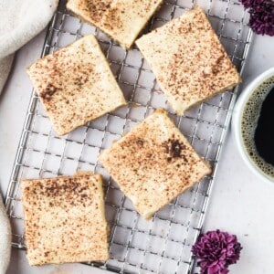 Pieces of gluten free gingerbread cake.