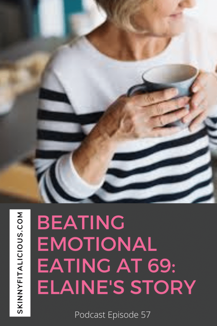 Beating emotional eating to lose weight is possible! Learn how Elaine beat emotional eating to lose weight for good at 69!