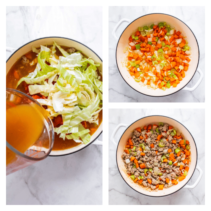 instructions for low calorie cabbage soup healthy