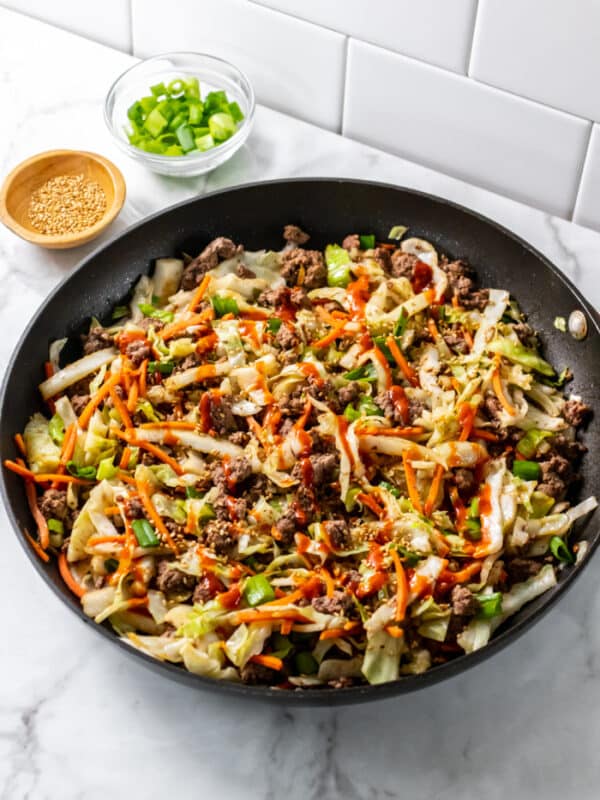 Low Calorie Beef Cabbage Bowl Skinny Fitalicious®