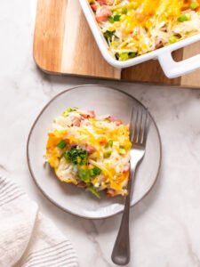 Healthy Ham and Potato Casserole (Low Cal) - Skinny Fitalicious®