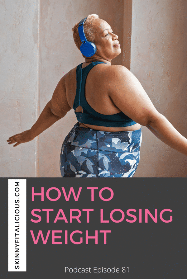 Learn How To Start Losing Weight in this Dish On Ditching Diets podcast episode and why a food plan or knowing what to eat doesn't fix the real problem causing your weight problem. Get 3 actionable steps to help you get started losing weight today!