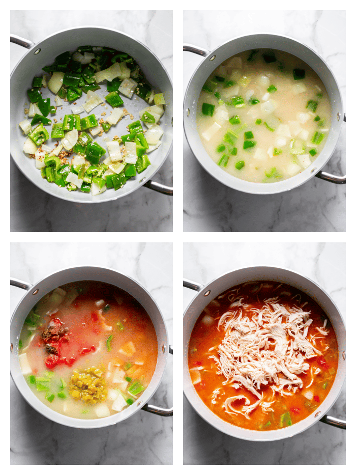 how to cook enchilada soup