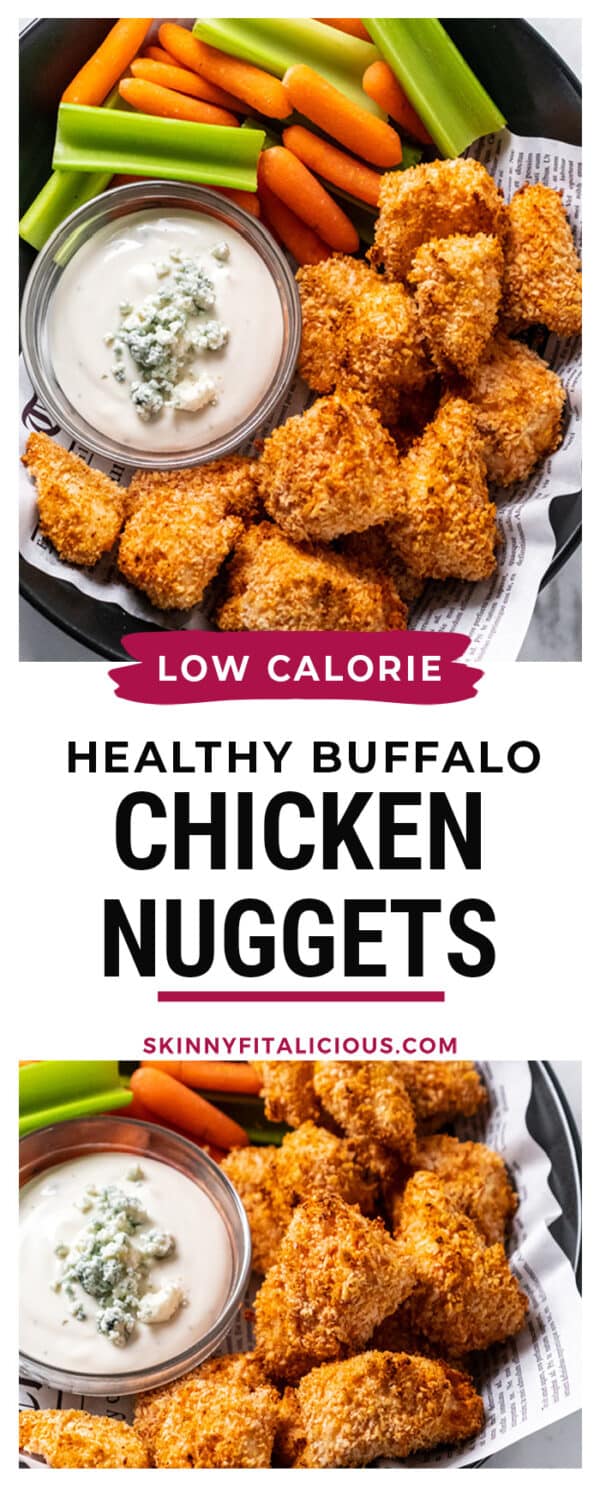 Healthy Air Fryer Buffalo Chicken Nuggets Skinny Fitalicious®