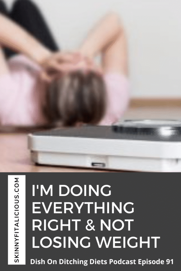 Doing everything right and not losing weight? Find out the secret sauce to get the results you want and why it's not about calories or food.