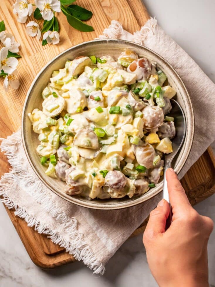 Fresh and Healthy Potato Salad - Skinny Fitalicious®