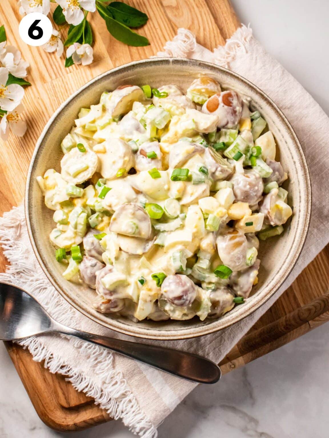 Fresh and Healthy Potato Salad - Skinny Fitalicious®