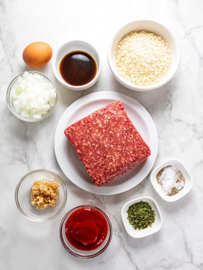 Easy Healthy Meatloaf with 1 Pound of Ground Beef - Skinny Fitalicious®