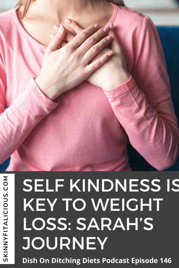 woman wearing a pink shirt with her hands over her heart.
