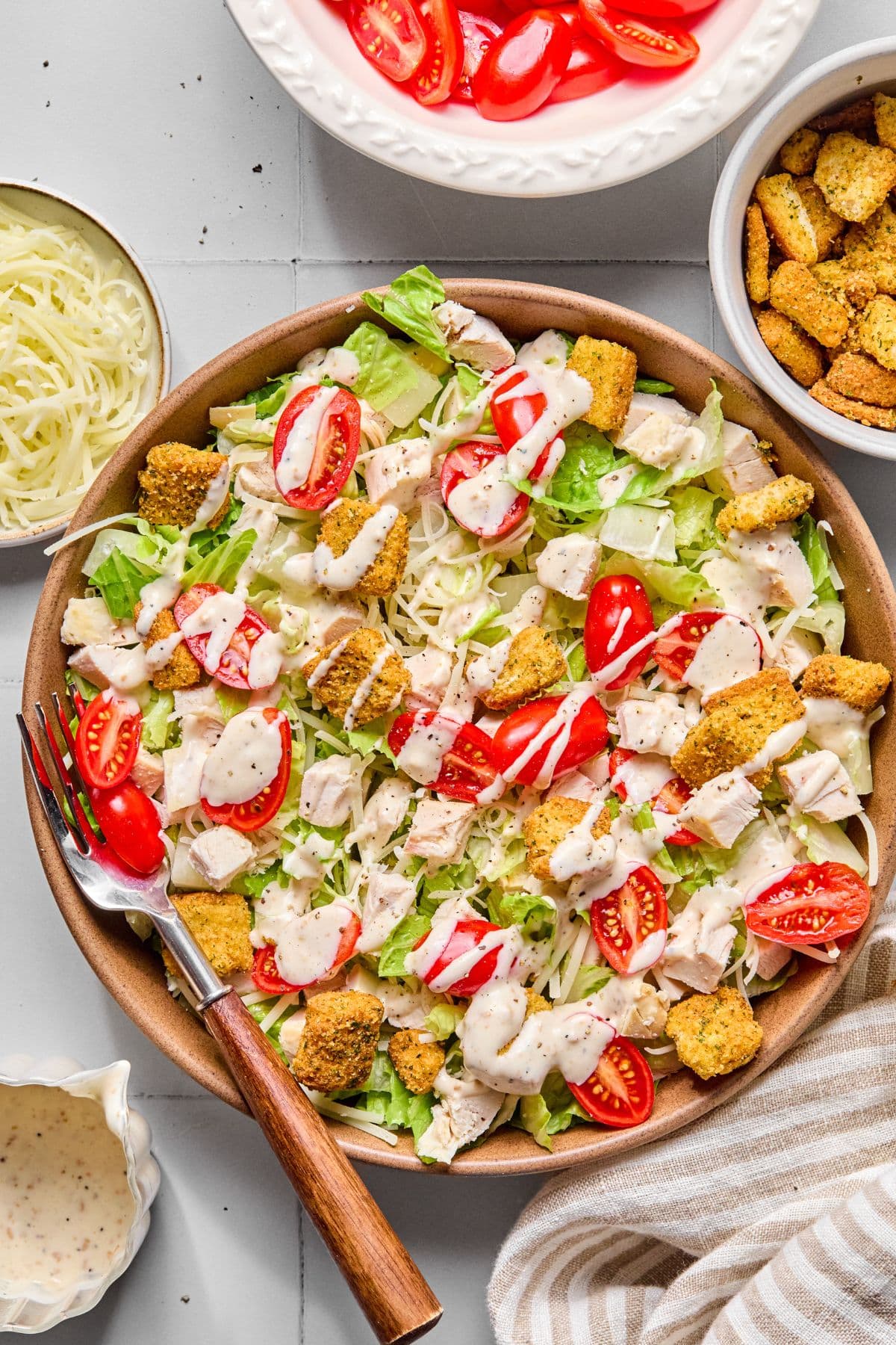 All the ingredients in a bowl.