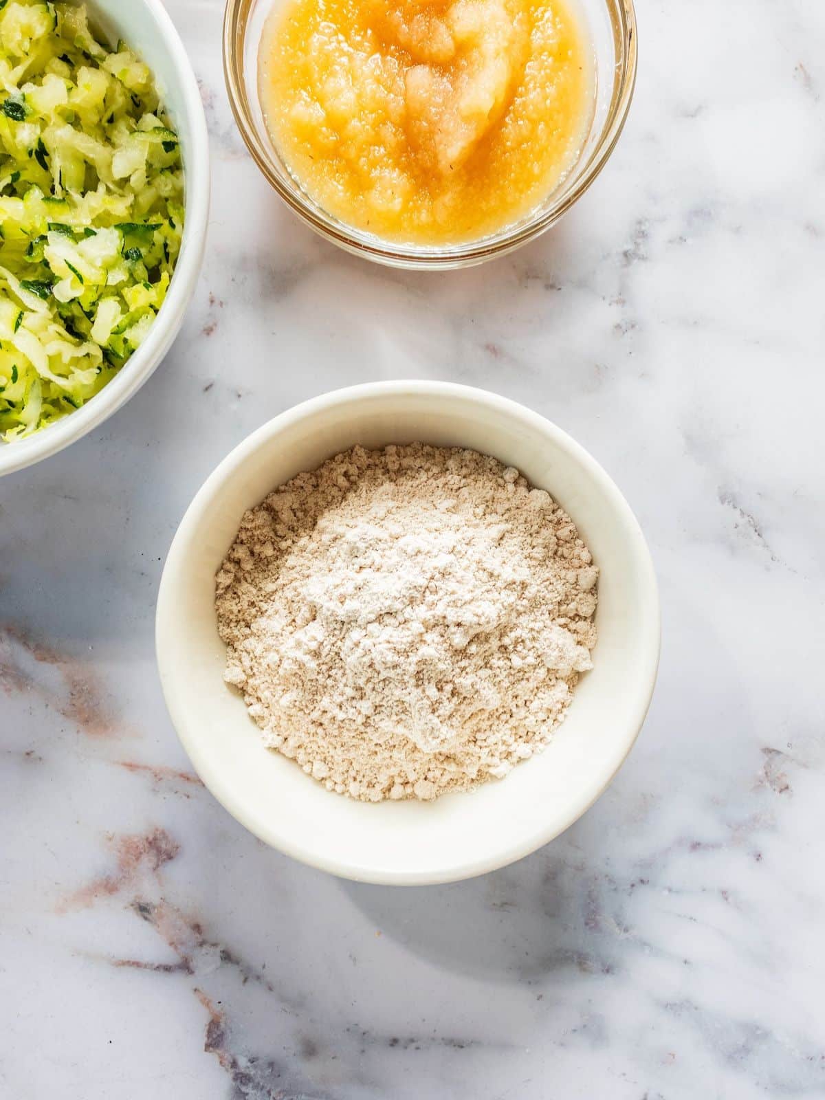 Oats in a bowl.