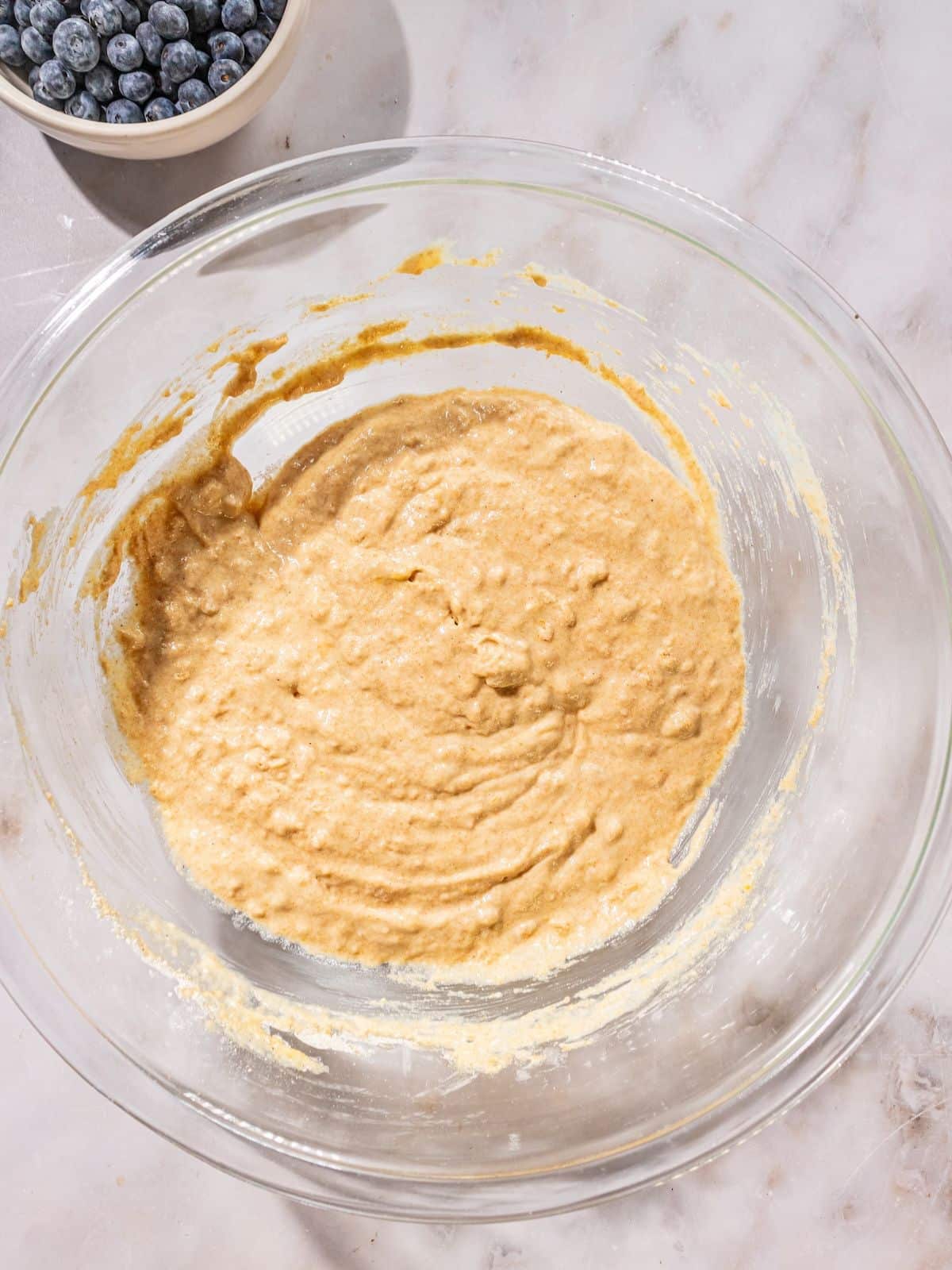 All the dry ingredients mixed together.